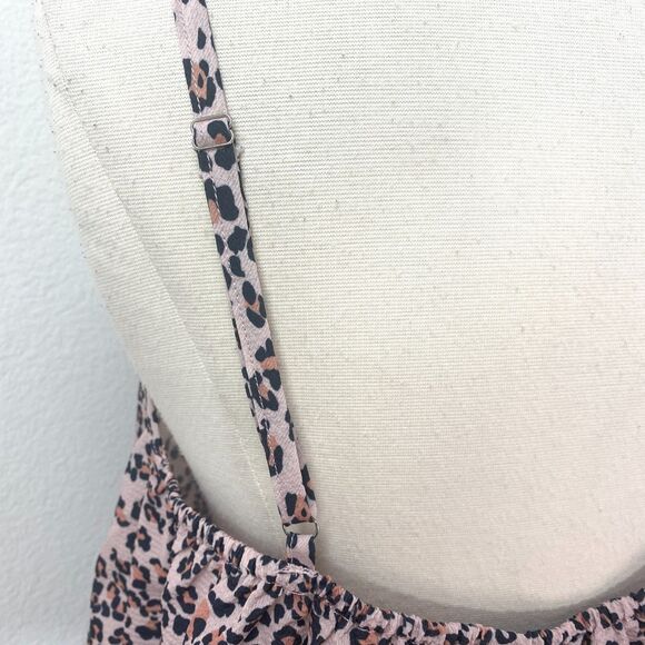 Chicme Animal Print Mini Dress Lg Whimsy Goth Fairy Gypsy Boho Festival Travel - Picture 8 of 12